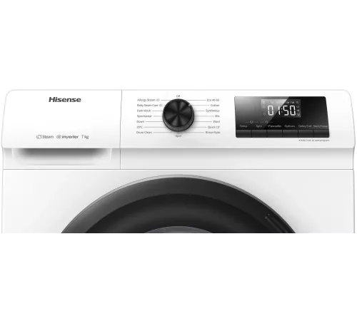 Стиральная машина Hisense WFQP7012VM класс: A-30% загр.фронтальная макс.:7кг белый