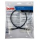Патч-корд Buro STP 4 пары cat7 CCA molded 0.5м черный RJ-45 (m)-RJ-45 (m)