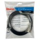 Патч-корд Buro STP 4 пары cat7 CCA molded 5м черный RJ-45 (m)-RJ-45 (m)