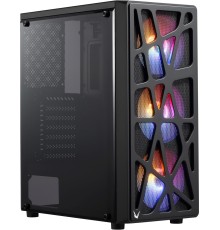 Корпус Formula MANA черный без БП ATX 3x120mm 2xUSB2.0 1xUSB3.0 audio bott PSU