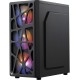 Корпус Formula MANA черный без БП ATX 3x120mm 2xUSB2.0 1xUSB3.0 audio bott PSU