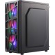 Корпус Formula MANA черный без БП ATX 3x120mm 2xUSB2.0 1xUSB3.0 audio bott PSU