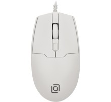 Мышь Оклик 147M белый оптическая (2000dpi) USB