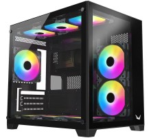 Корпус Formula Crystal Z5 черный без БП mATX 1x120mm 2xUSB2.0 1xUSB3.0 audio bott PSU