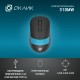 Мышь Оклик 310MW черный/синий оптическая (3200dpi) беспроводная USB для ноутбука (3but)
