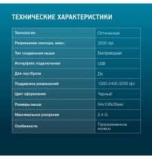 Мышь Оклик 310MW белый/синий оптическая (3200dpi) беспроводная USB для ноутбука (3but)