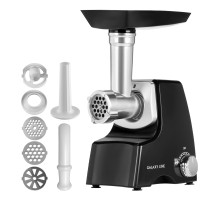 Мясорубка Galaxy Line GL 2415 1500Вт черный/серебристый