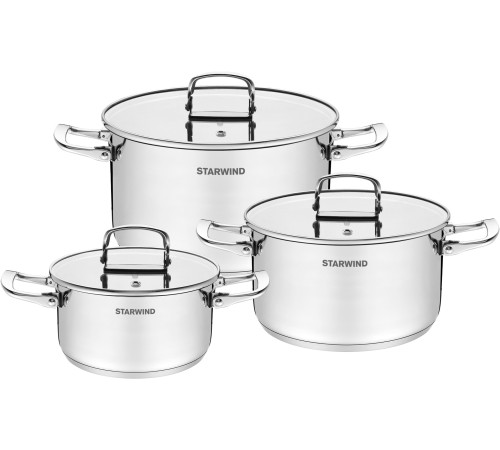 Набор кастрюль Starwind Chef Compact 6 предметов (SW-CH3006)