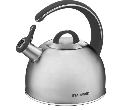 Чайник металлический Starwind Chef Family 2.8л. серебристый (SW-CH1106) Чайник металлический Starwind Chef Family 2.8л. серебристый (SW-CH1106)