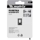 Рулетка строительная Matrix Rubber дл.полотна 7.5м изм.шкала в см зацеп простой красный/черный (31001)