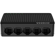 Коммутатор Digma DSW-305FE 5x100Mb неуправляемый