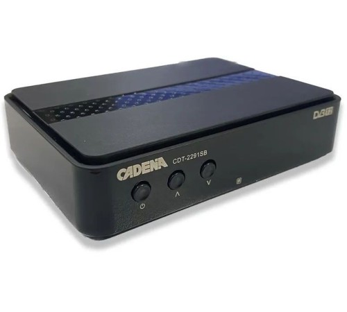 Ресивер DVB-T2 Cadena CDT-2291SB черный
