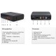 Ресивер DVB-T2 Cadena CDT-2291SB черный
