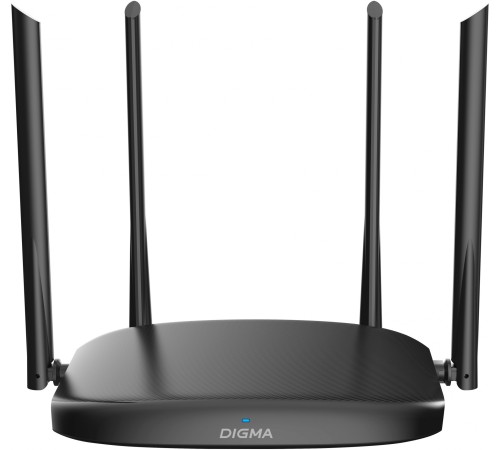Роутер беспроводной Digma DWR-AC1202 AC1200 10/100/1000BASE-TX черный Роутер беспроводной Digma DWR-AC1202 AC1200 10/100/1000BASE-TX черный