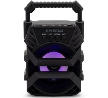 Колонка порт. Hyundai H-PS1000 черный 9W 1.0 BT/USB 10м 500mAh