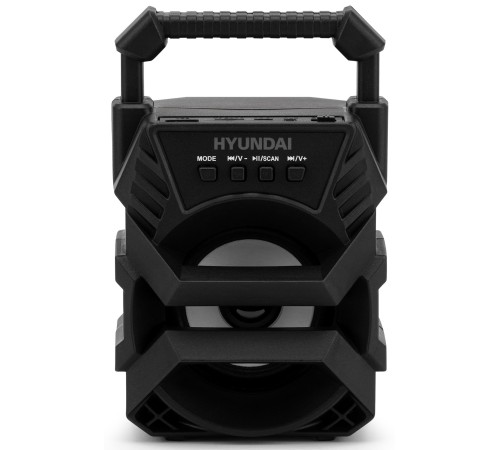 Колонка порт. Hyundai H-PS1000 черный 9W 1.0 BT/USB 10м 500mAh Колонка порт. Hyundai H-PS1000 черный 9W 1.0 BT/USB 10м 500mAh
