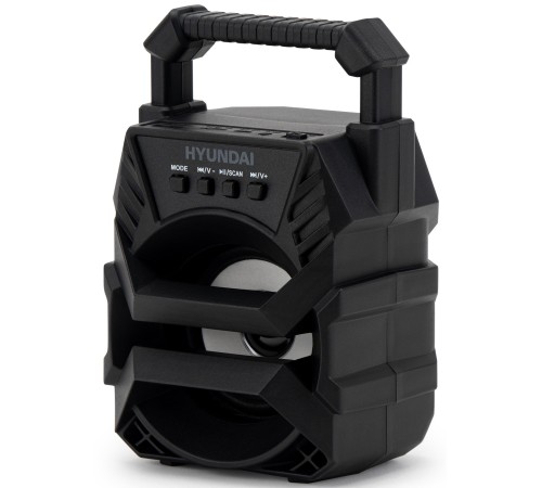 Колонка порт. Hyundai H-PS1000 черный 9W 1.0 BT/USB 10м 500mAh Колонка порт. Hyundai H-PS1000 черный 9W 1.0 BT/USB 10м 500mAh