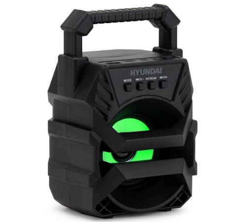 Колонка порт. Hyundai H-PS1000 черный 9W 1.0 BT/USB 10м 500mAh Колонка порт. Hyundai H-PS1000 черный 9W 1.0 BT/USB 10м 500mAh