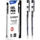 Ручка гелев. Deli EveryU EG65-BK прозрачный d=0.5мм черн. черн.
