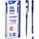 Ручка гелев. Deli EveryU EG65-BL прозрачный d=0.5мм син. черн.