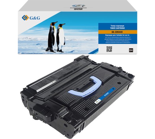 Картридж лазерный G&G GG-C8543X черный (30000стр.) для HP LJ 9000/9040/9050