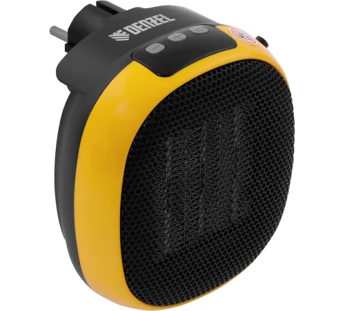 Тепловентилятор портативный керамический DTFC-700, 3 реж. вентилятор, нагрев 700 Вт // Denzel