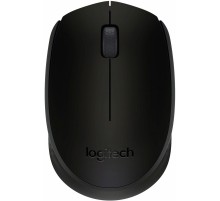 Мышь Logitech B170 черный оптическая (1000dpi) беспроводная USB для ноутбука (2but)