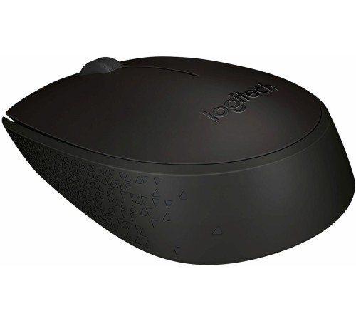 Мышь Logitech B170 черный оптическая (1000dpi) беспроводная USB для ноутбука (2but)