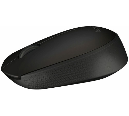 Мышь Logitech B170 черный оптическая (1000dpi) беспроводная USB для ноутбука (2but)