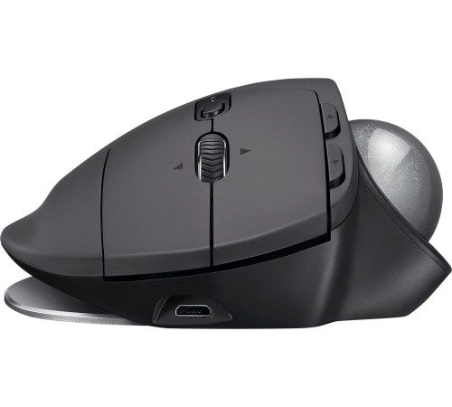 Трекбол Logitech Trackball MX Ergo графитовый оптическая (2048dpi) беспроводная BT/Radio USB (6but)