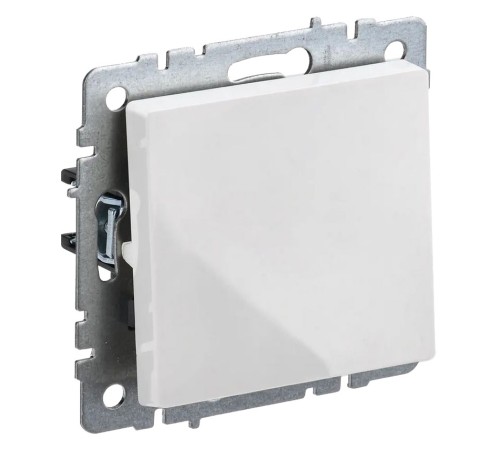 Выключатель IEK Brite ВС10-1-0-БрБ скрыт. 1кл. белый (упак.:1шт) (BR-V10-0-10-K01)