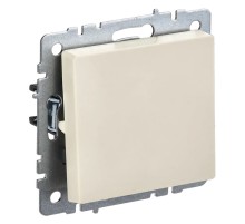 Выключатель IEK Brite ВС10-1-0-БрКр скрыт. 1кл. бежевый (упак.:1шт) (BR-V10-0-10-K10)
