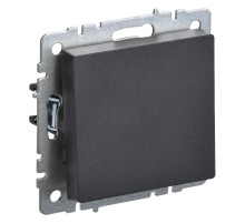 Выключатель IEK Brite ВС10-1-0-БрЧ скрыт. 1кл. черный (упак.:1шт) (BR-V10-0-10-K02)
