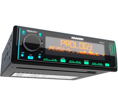Автомагнитола Prology CDA-8.1 KRAKEN 1DIN 8x65Вт