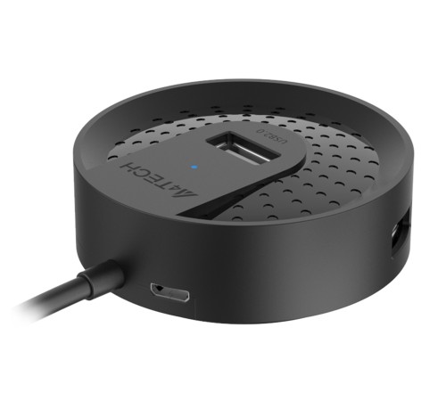 Разветвитель USB 2.0 A4Tech HUB-20 4порт. черный Разветвитель USB 2.0 A4Tech HUB-20 4порт. черный