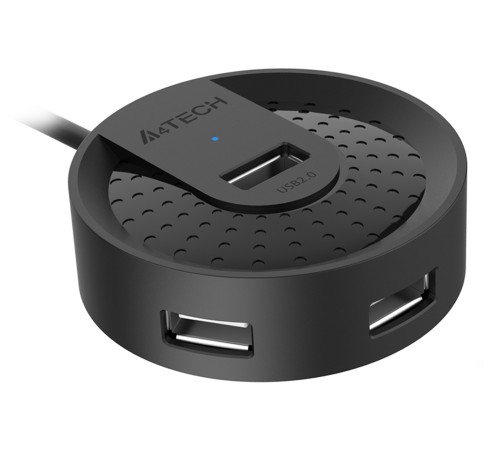 Разветвитель USB 2.0 A4Tech HUB-20 4порт. черный Разветвитель USB 2.0 A4Tech HUB-20 4порт. черный