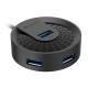 Разветвитель USB 3.0 A4Tech HUB-30C 4порт. черный