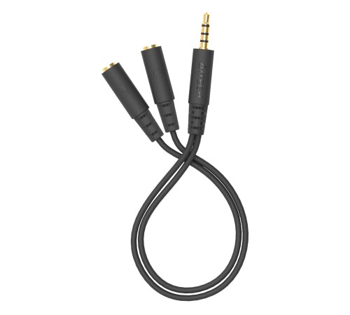 Адаптер аудио A4Tech AD-3P 2xJack 3.5 (f)/Jack 3.5 (m) 0.2м. черный Адаптер аудио A4Tech AD-3P 2xJack 3.5 (f)/Jack 3.5 (m) 0.2м. черный