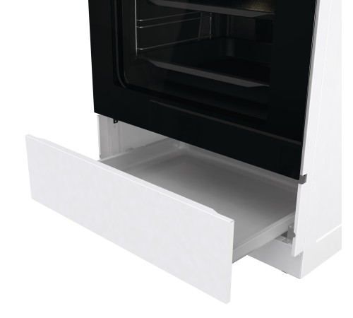 Плита Электрическая Gorenje GECS6C70WC белый/черный