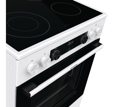 Плита Электрическая Gorenje GECS6C70WC белый/черный