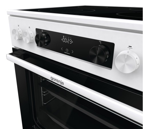 Плита Электрическая Gorenje GECS6C70WC белый/черный