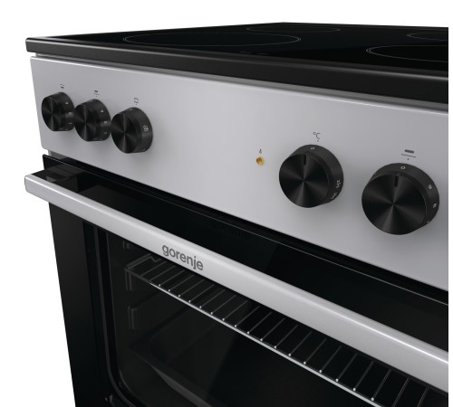 Плита Электрическая Gorenje GEC6A11SG серый