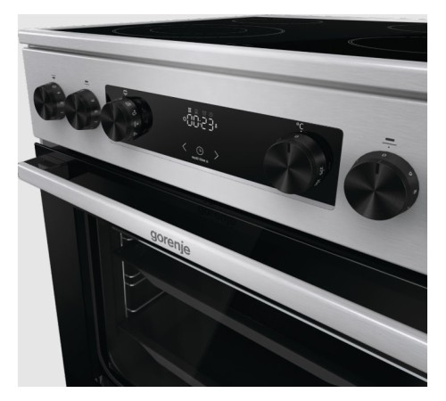 Плита Электрическая Gorenje GECS6C70XC нержавеющая сталь Плита Электрическая Gorenje GECS6C70XC нержавеющая сталь