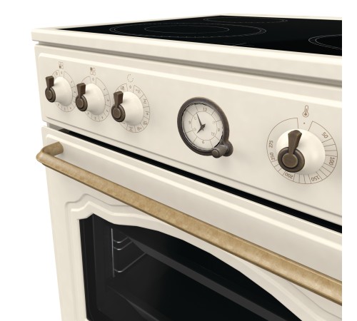 Плита Электрическая Gorenje GECS6B70CLI бежевый Плита Электрическая Gorenje GECS6B70CLI бежевый