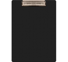 Папка-планшет Бюрократ -PD6004/BLCK A4 пластик 1.2мм черный