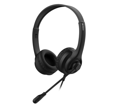 Наушники с микрофоном A4Tech HS-8i черный 1.8м накладные оголовье Наушники с микрофоном A4Tech HS-8i черный 1.8м накладные оголовье