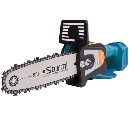 Sturm! CSC1808BL Аккумуляторная цепная пила б/щ Sturm!, 18 В, 1BatterySystem, шина 20 см, без ЗУ и АКБ [CSC1808BL]