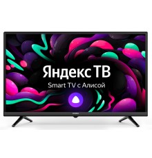 Телевизор LED Digma 32" DM-LED32SBB35 Яндекс.ТВ Slim Design черный/черный FULL HD 60Hz DVB-T DVB-T2 DVB-C DVB-S DVB-S2 USB WiFi Smart TV
