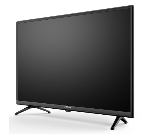 Телевизор LED Digma 32" DM-LED32SBB35 Яндекс.ТВ Slim Design черный/черный FULL HD 60Hz DVB-T DVB-T2 DVB-C DVB-S DVB-S2 USB WiFi Smart TV
