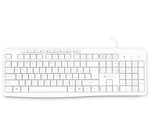 Клавиатура Оклик 305M белый USB Multimedia (1875227) Клавиатура Оклик 305M белый USB Multimedia (1875227)